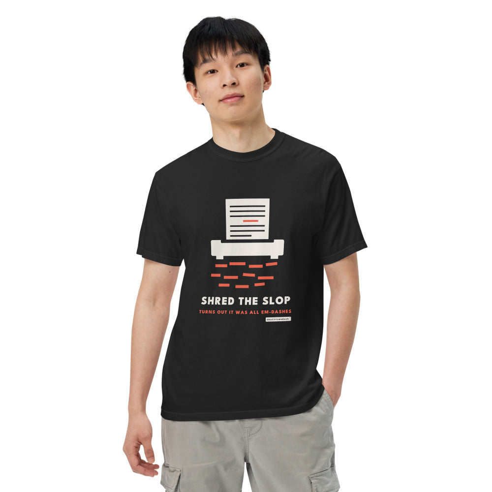 The design shown on the black garment