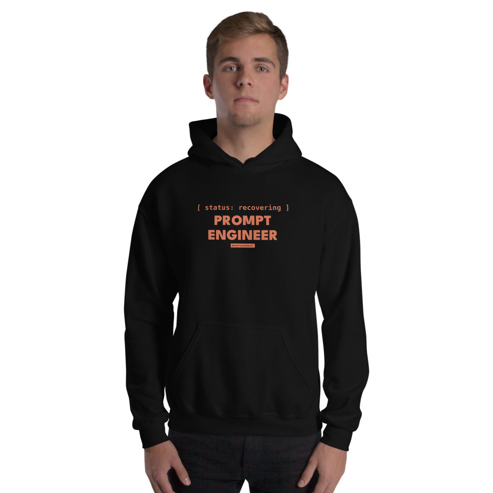 The design shown on the black garment