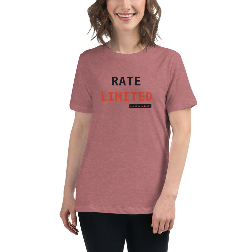 The design shown on the heathermauve garment
