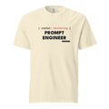 recovering prompt engineer tee, shown flat so the design reads