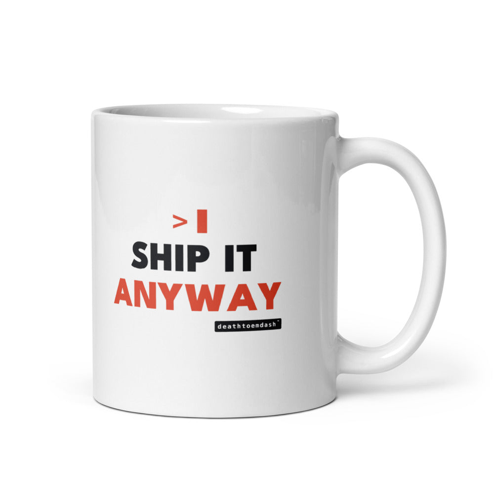 The mug shown with the design
