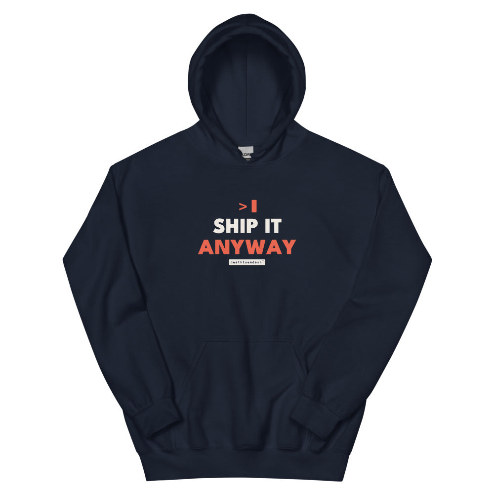Another view of the navy garment