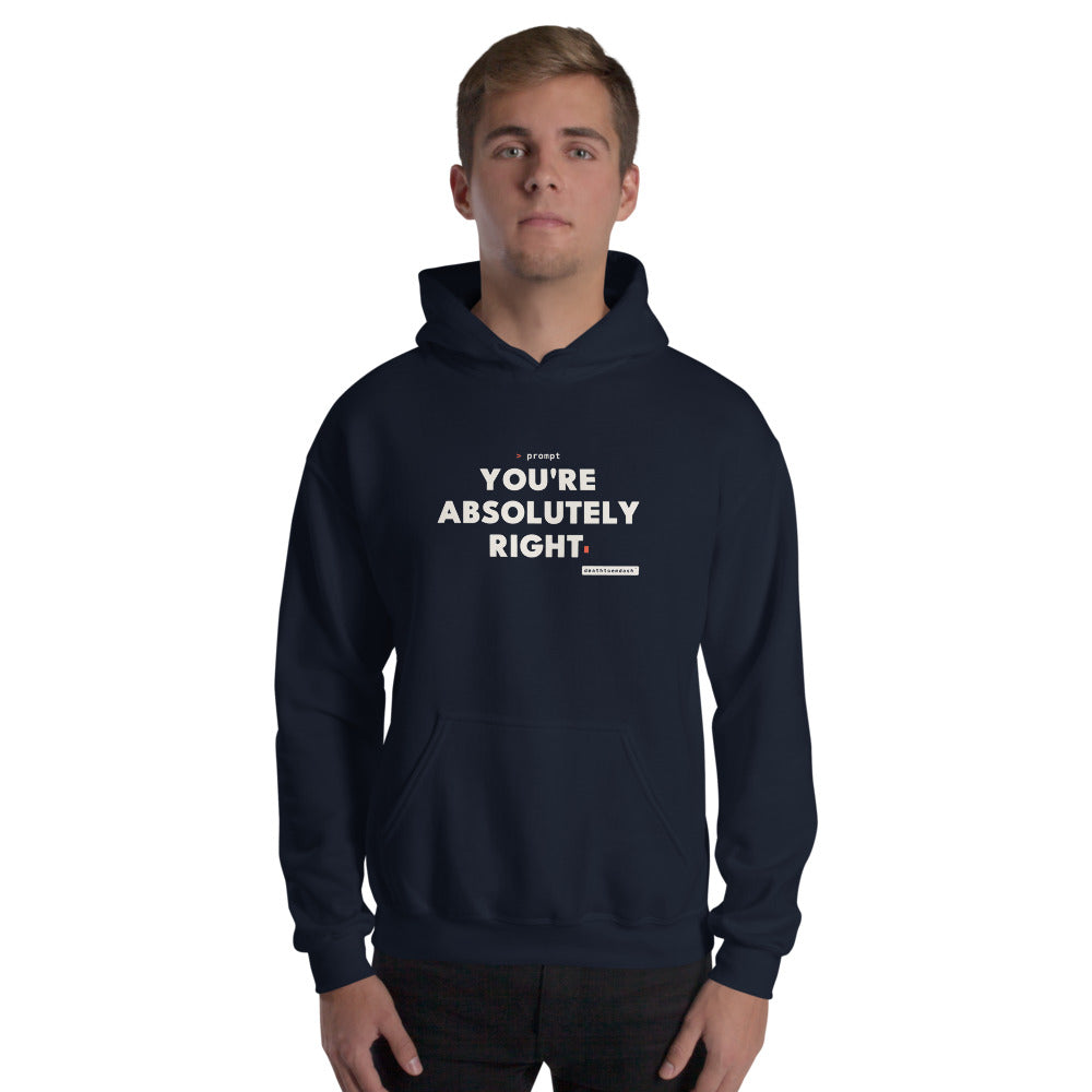 The design shown on the navy garment