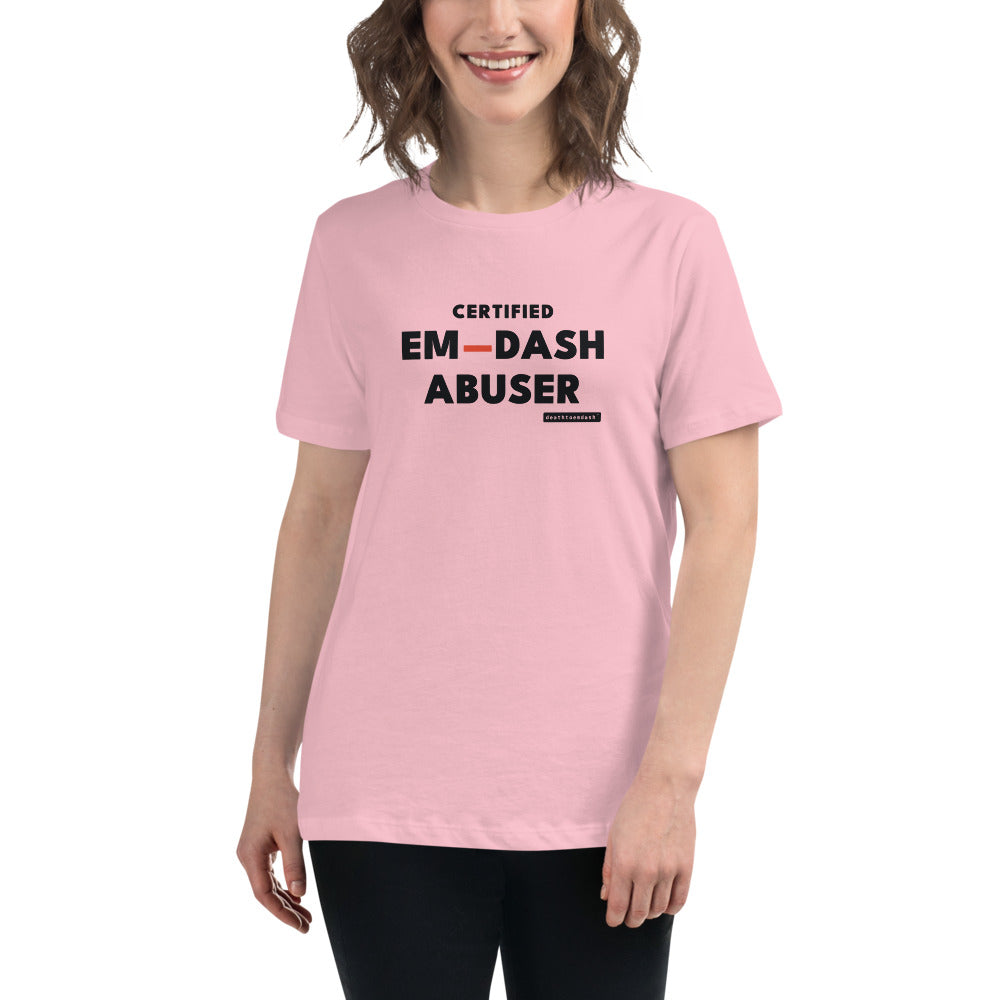 The design shown on the pink garment