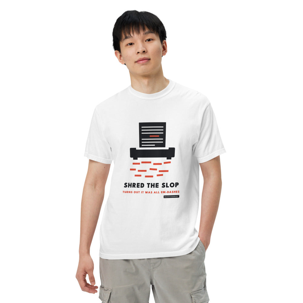 The design shown on the white garment
