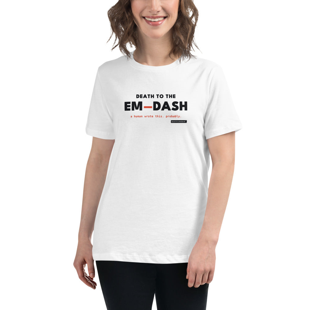The design shown on the white garment