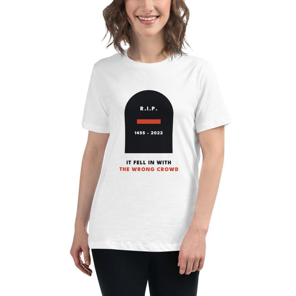 The design shown on the white garment