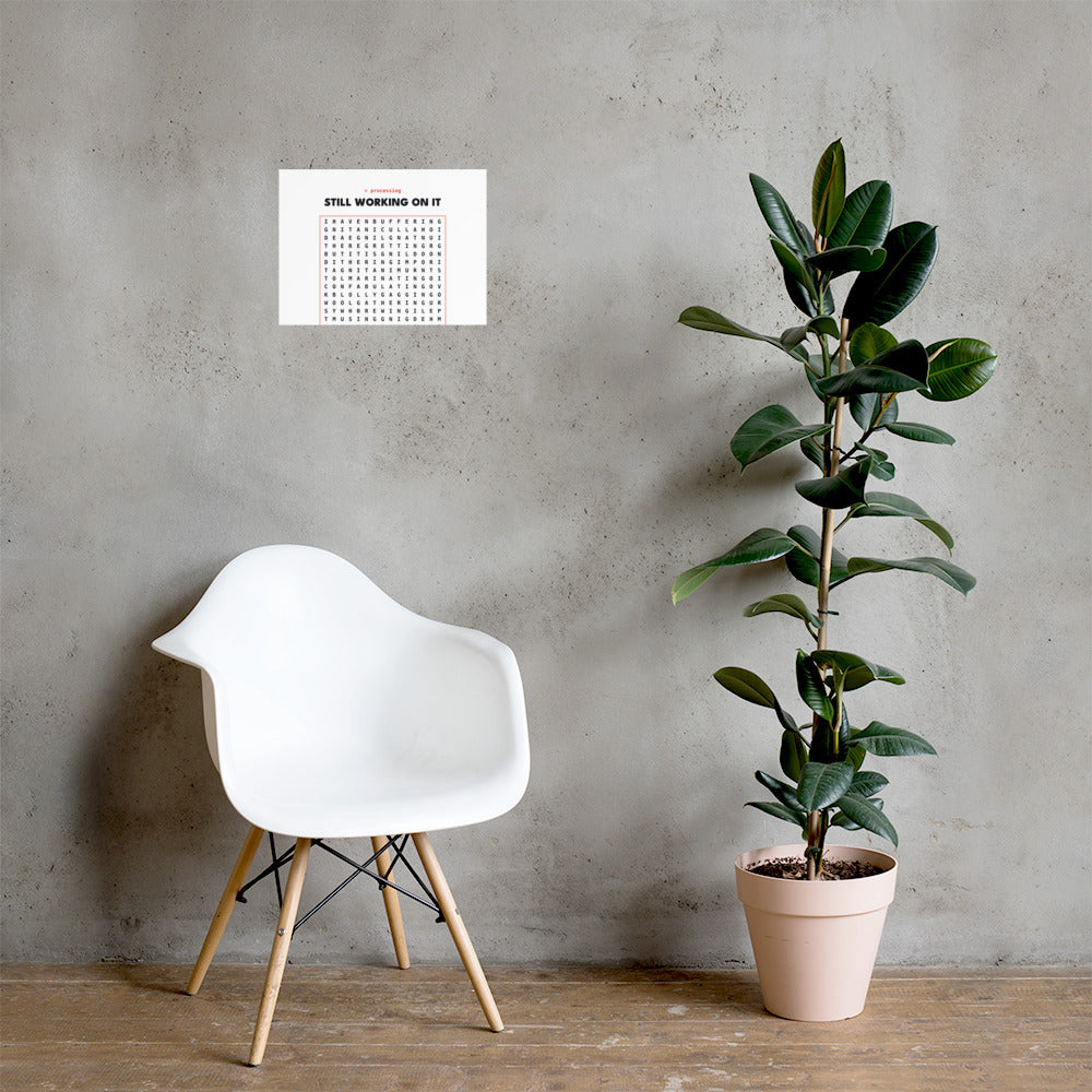 AI Word Search Print, product photo