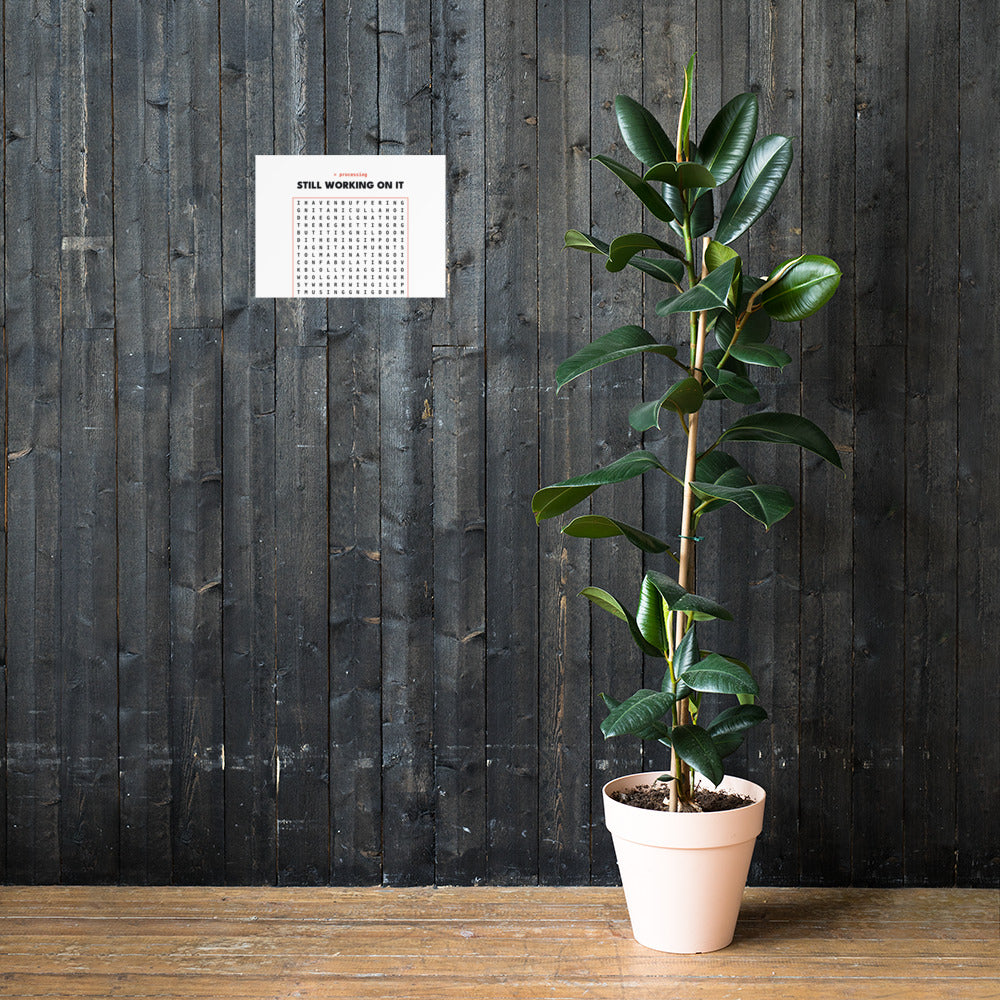 AI Word Search Print, product photo